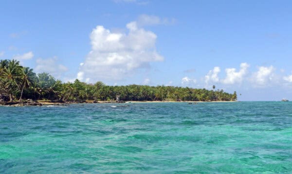 Blue waters of Little Corn Island, Nicaragua