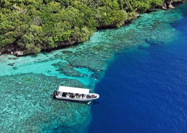 Palau snorkeling charter boat